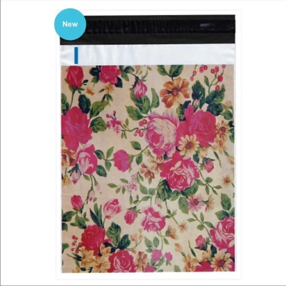 Poly Mailers MIX 35 pieces size 10x13  35 stickers size 1,5” & 5 insert cards